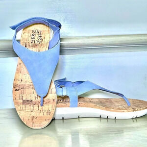 Naturalizer Women's Meghan Cork Sandals in Lavender (7.5)